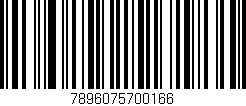 Código de barras (EAN, GTIN, SKU, ISBN): '7896075700166'