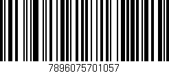Código de barras (EAN, GTIN, SKU, ISBN): '7896075701057'