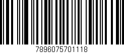 Código de barras (EAN, GTIN, SKU, ISBN): '7896075701118'
