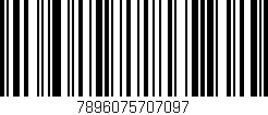 Código de barras (EAN, GTIN, SKU, ISBN): '7896075707097'