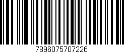 Código de barras (EAN, GTIN, SKU, ISBN): '7896075707226'