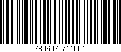Código de barras (EAN, GTIN, SKU, ISBN): '7896075711001'