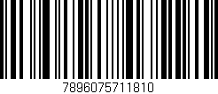 Código de barras (EAN, GTIN, SKU, ISBN): '7896075711810'