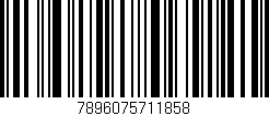 Código de barras (EAN, GTIN, SKU, ISBN): '7896075711858'