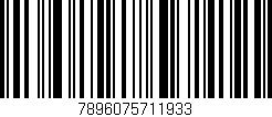 Código de barras (EAN, GTIN, SKU, ISBN): '7896075711933'