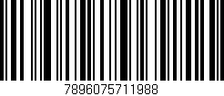 Código de barras (EAN, GTIN, SKU, ISBN): '7896075711988'