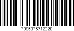 Código de barras (EAN, GTIN, SKU, ISBN): '7896075712220'