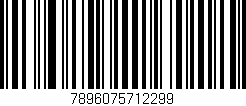 Código de barras (EAN, GTIN, SKU, ISBN): '7896075712299'