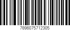 Código de barras (EAN, GTIN, SKU, ISBN): '7896075712305'
