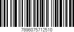 Código de barras (EAN, GTIN, SKU, ISBN): '7896075712510'