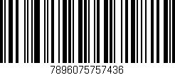 Código de barras (EAN, GTIN, SKU, ISBN): '7896075757436'