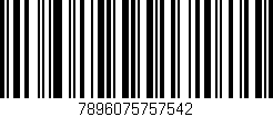Código de barras (EAN, GTIN, SKU, ISBN): '7896075757542'