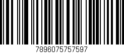 Código de barras (EAN, GTIN, SKU, ISBN): '7896075757597'