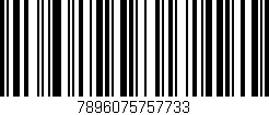 Código de barras (EAN, GTIN, SKU, ISBN): '7896075757733'