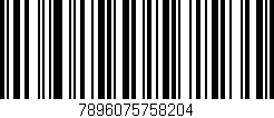 Código de barras (EAN, GTIN, SKU, ISBN): '7896075758204'