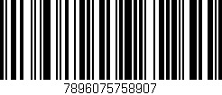 Código de barras (EAN, GTIN, SKU, ISBN): '7896075758907'