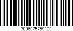 Código de barras (EAN, GTIN, SKU, ISBN): '7896075759133'