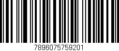 Código de barras (EAN, GTIN, SKU, ISBN): '7896075759201'