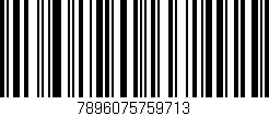 Código de barras (EAN, GTIN, SKU, ISBN): '7896075759713'