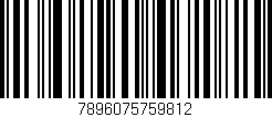 Código de barras (EAN, GTIN, SKU, ISBN): '7896075759812'