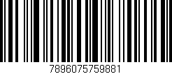 Código de barras (EAN, GTIN, SKU, ISBN): '7896075759881'