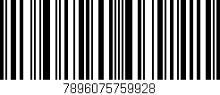 Código de barras (EAN, GTIN, SKU, ISBN): '7896075759928'