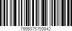 Código de barras (EAN, GTIN, SKU, ISBN): '7896075759942'