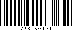 Código de barras (EAN, GTIN, SKU, ISBN): '7896075759959'