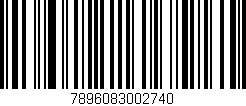 Código de barras (EAN, GTIN, SKU, ISBN): '7896083002740'