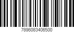 Código de barras (EAN, GTIN, SKU, ISBN): '7896083406500'