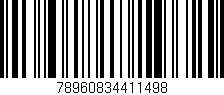 Código de barras (EAN, GTIN, SKU, ISBN): '78960834411498'