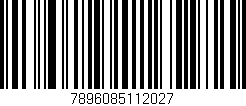Código de barras (EAN, GTIN, SKU, ISBN): '7896085112027'