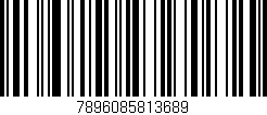 Código de barras (EAN, GTIN, SKU, ISBN): '7896085813689'