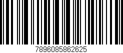 Código de barras (EAN, GTIN, SKU, ISBN): '7896085862625'