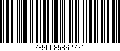 Código de barras (EAN, GTIN, SKU, ISBN): '7896085862731'