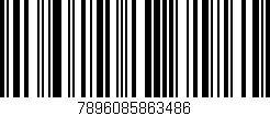 Código de barras (EAN, GTIN, SKU, ISBN): '7896085863486'