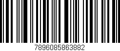 Código de barras (EAN, GTIN, SKU, ISBN): '7896085863882'