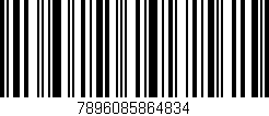 Código de barras (EAN, GTIN, SKU, ISBN): '7896085864834'