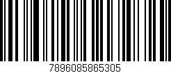 Código de barras (EAN, GTIN, SKU, ISBN): '7896085865305'