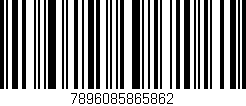 Código de barras (EAN, GTIN, SKU, ISBN): '7896085865862'