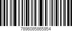 Código de barras (EAN, GTIN, SKU, ISBN): '7896085865954'