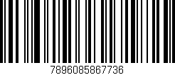 Código de barras (EAN, GTIN, SKU, ISBN): '7896085867736'