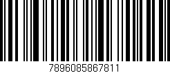 Código de barras (EAN, GTIN, SKU, ISBN): '7896085867811'