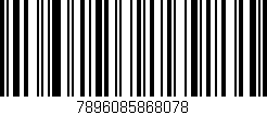 Código de barras (EAN, GTIN, SKU, ISBN): '7896085868078'