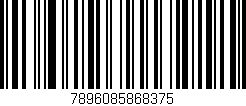 Código de barras (EAN, GTIN, SKU, ISBN): '7896085868375'