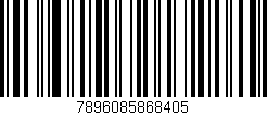 Código de barras (EAN, GTIN, SKU, ISBN): '7896085868405'