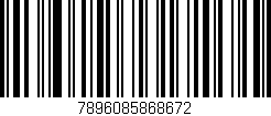 Código de barras (EAN, GTIN, SKU, ISBN): '7896085868672'