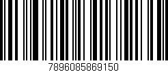 Código de barras (EAN, GTIN, SKU, ISBN): '7896085869150'
