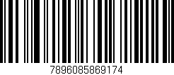 Código de barras (EAN, GTIN, SKU, ISBN): '7896085869174'