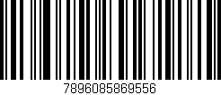 Código de barras (EAN, GTIN, SKU, ISBN): '7896085869556'